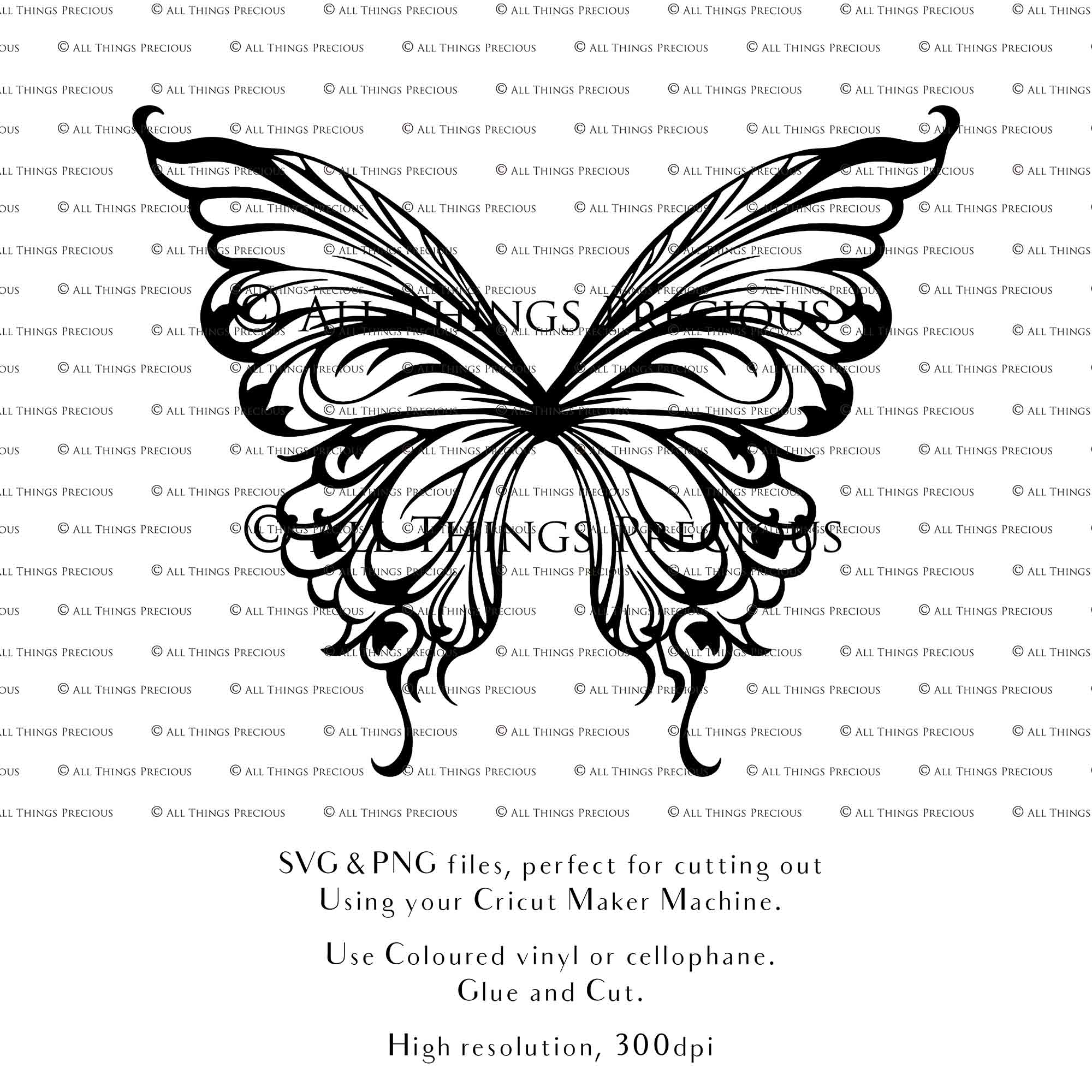 SVG & PNG Fairy Wing files for Cricut or Silhouette Cameo Cutting Machine. To create wearable fairy wings, in adult or children sizes.  Use this clipart design for Halloween Costumes, Fantasy or Cosplay or photography. Or use as ephemera in weddings, engagements or baby shower invitations. These are Individual wing parts, for you to cut and assemble. This is a digital product.